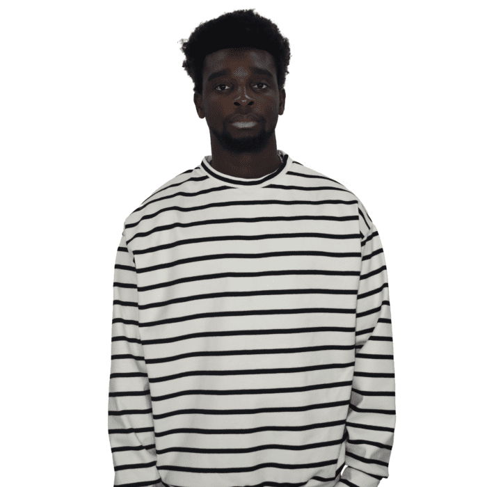 Jersei rayas Blanco & Negro
